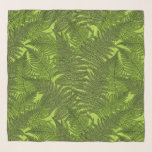 Echarpe Fern em verde<br><div class="desc">Padrão de férn vetor pintado à mão.</div>