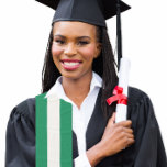 Echarpe Graduação Bandeira nigeriana Scarf Stole Sash<br><div class="desc">A graduação roubou cachecol com bandeira nacional para formandos internacionais mostrando patrimônio nacional. Crie uma faixa personalizada para seu equipamento de graduação e fotos.</div>