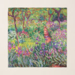 Echarpe Jardim Íris por Claude Monet<br><div class="desc">Visite minha loja para obter um design mais interessante e mais opções de cores => zazzle.com/colorfulworld*</div>