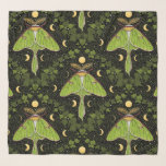 Echarpe Luna-mariposa, fases luas e barraca-mariposa 2<br><div class="desc">Design de padrão pintado à mão com mariposa de luna,  mariposa e folhas de cor damasco</div>