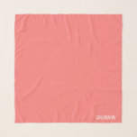 Echarpe Nome de cor rosa da goiaba<br><div class="desc">O rosa quente da fruta de goiaba.</div>