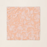 Echarpe Padrão Botânico da Ilustração Floral Rosa Coral<br><div class="desc">Um bonito padrão botânico de flores rosa-coral ilustradas em um fundo rosa-coral mais escuro. Basta clicar em personalizar para adicionar algum texto — entre em contato comigo com quaisquer perguntas ou solicitações.</div>