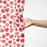 Echarpe Padrão De Corações, Corações Vermelhos, Padrão De<br><div class="desc">Padrão bonito,  divertido e adorável com corações vermelhos. Presente moderno e moderno,  perfeito para o Dia de os namorados.</div>