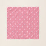 Echarpe Padrão de Fita Rosa de Consciência do Cancer da Ma<br><div class="desc">Pink Breast Awarness Pink Friso Padrão de Fita Rosa</div>