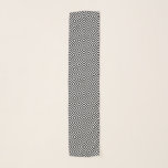 Echarpe Padrão Geométrico Dot Square<br><div class="desc">Longa Scarf. Apresentado em um padrão preto e branco da Praça Geométrica de Ponto. Feito com vetor de alta resolução e/ou gráficos digitais para um impressão profissional. NOTA: (ISTO É UM IMPRESSÃO. Todos os designs de produtos zazzle são "impressões", a menos que indicado em "Sobre este produto") O design será...</div>