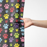 Echarpe Peças Coloridas, Padrões De Pata, Impressões De Pa<br><div class="desc">Padrão bonito,  divertido e adorável com patas coloridas. Presente moderno e moderno,  perfeito para o amante do cão em sua vida.</div>