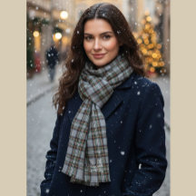 Personalized Scottish Plaid Chiffon