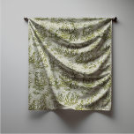 Echarpe Quadrado elegante de oliveira verde toile de jouy<br><div class="desc">Vintage retro oleícola verde de jouy Scarf. Melhore o seu guarda-roupa com a elegância eterno de toile de jouy vintage designs, inspirada pelos padrões requintados das cenas do campo francês. Estas sofisticadas impressões Toile são uma raiva constante no momento, belas designs que trazem beleza natural e charme. Este cachecol em...</div>