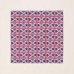 Echarpe Scarf ao quadrado com pavilhão do Reino Unido<br><div class="desc">Adicione um toque de orgulho britânico ao seu guarda-roupa, com o nosso lenço quadrado exclusivo, com a bandeira do Reino Unido! Criado com muita atenção aos detalhes, este cachecol quadrado é mais do que um mero acessório em moda; é uma celebração do rico patrimônio e orgulho cultural do Reino Unido....</div>