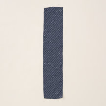 Senhora Presidente Pinstripe Scarf