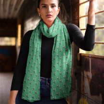 Snowdrop Scarf Janeiro Nascimento Flor Scarf Gift