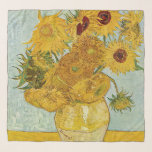 Echarpe Vincent Van Gogh - Vase com Doze Girassóis<br><div class="desc">Vase com Doze girassóis / Vase avec douze tournesols - Vincent Van Gogh,  agosto de 1888 - Sunflower 1888 terceira versão (F456)</div>