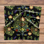 Echarpe William Morris Arts E Padrão De Artesanatos<br><div class="desc">Adaptado a partir do wallpaper vintage de William Morris,  1917,  chamado "Persa",  cortesia do Museu Brooklyn. Eu aprofundei as cores e adicionei borboletas,  libélulas e alguns curlices.</div>