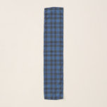 Echarpe Xadrez de Tartan escocesa dos cleros<br><div class="desc">Uma celebração do lenço que caracteriza o design da xadrez de tartan escocesa azul e preta dos cleros.</div>