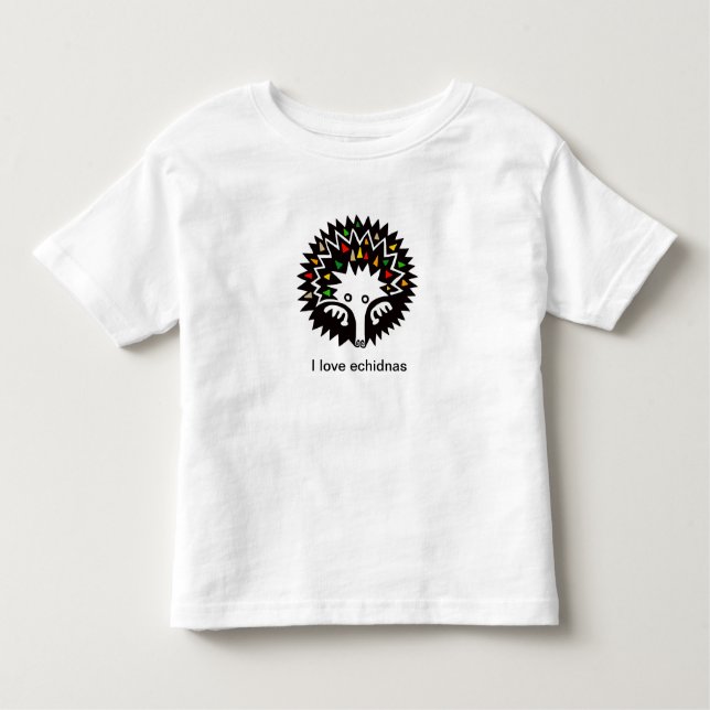 ECHIDNA - Vida selvagem Austrália - T-Shirt Toddle (Frente)