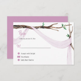 Eclectic Romance Tree Branch Lilac Gauze RSVP