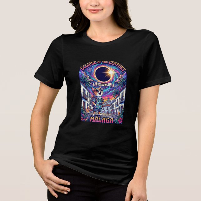 Eclipse Do Século 2 De Agosto De 2027 Camiseta De  (Frente)