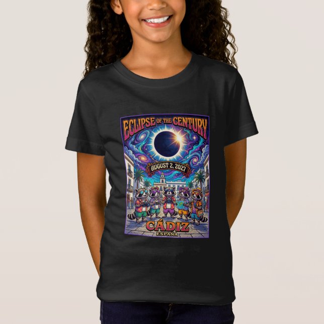 Eclipse Do Século Ago 2,2027 Camiseta Grupo Cadiz (Frente)