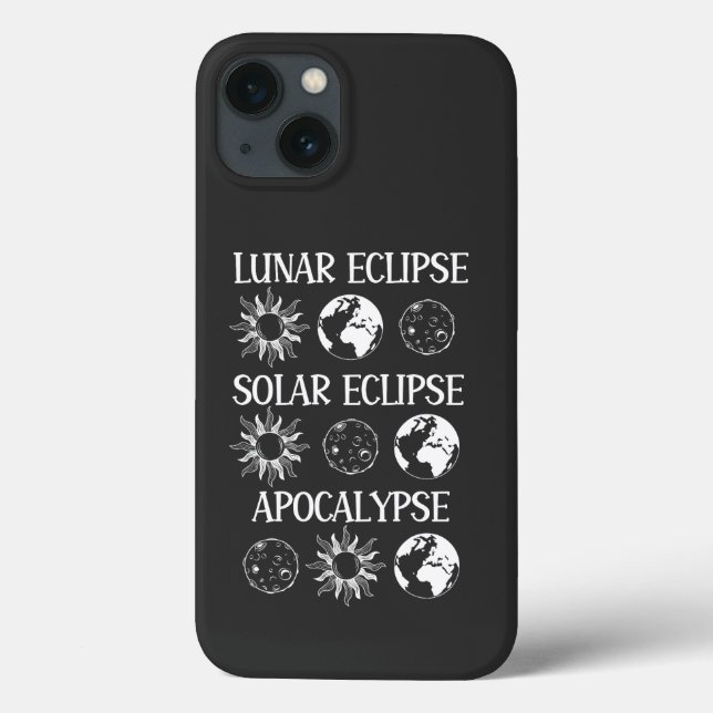 Eclipse Solar Eclipse Solar Apocalypse Espaço Engr (Verso)