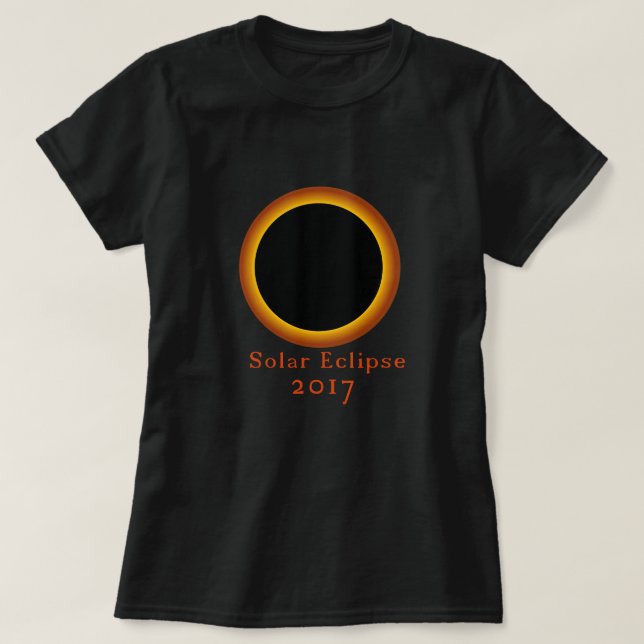 Eclipse Solar Total 2017 T-Shirt (Frente do Design)