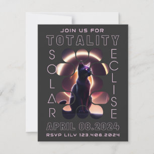 Eclipse Solar Total 2024 CONVITE DE FESTAS