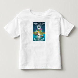 eclipse total de 2026 na Islândia - camiseta
