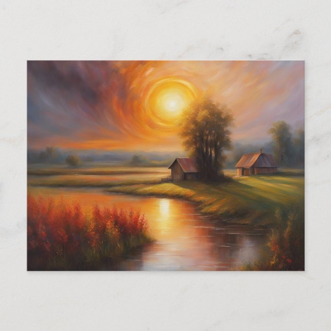 Eclipse Total do CARTÃO POSTAL Personalizado do So (Frente)