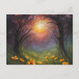 Eclipse Total do CARTÃO POSTAL Personalizado do So