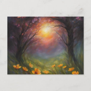 Eclipse Total do CARTÃO POSTAL Personalizado do So