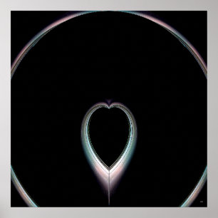 Eclipse Total Do Poster Do Coração