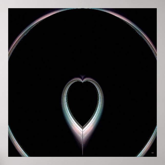 Eclipse Total Do Poster Do Coração (Frente)