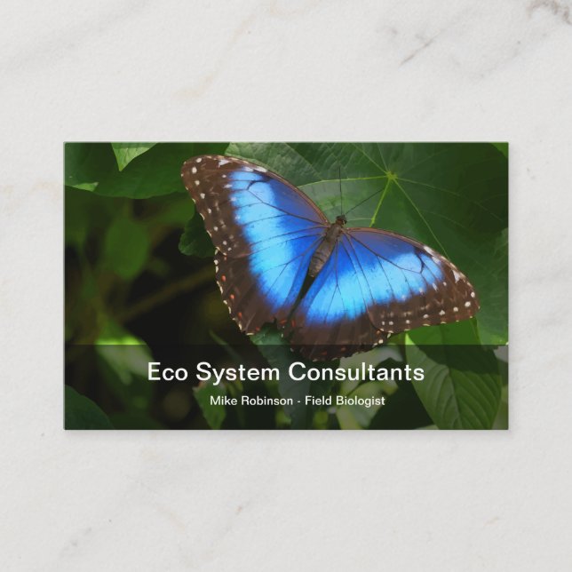 Eco Systems Biologist Cartão de visita (Frente)