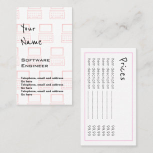 "Ecoa" cartões de preço da Software Engineer