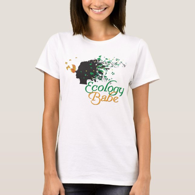 Ecologia Babe Nature ama camisa (Frente)