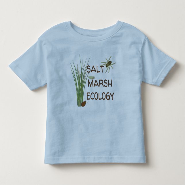 Ecologia do pântano de sal - t-shirt da criança (Frente)