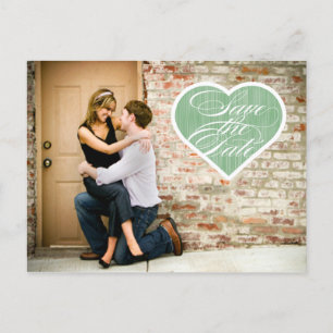 Economias da foto do coração o cartão da data