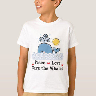 Economias do amor da paz o t-shirt dos miúdos das