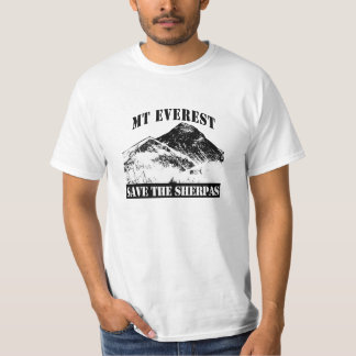 Economias do Mt Everest o design do t-shirt de
