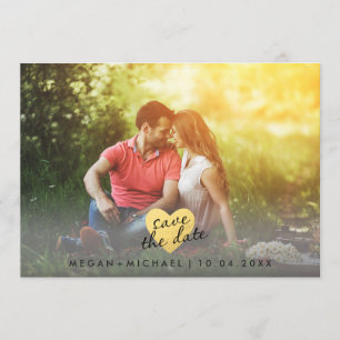 Economias Dourados chiques do coração o cartão com