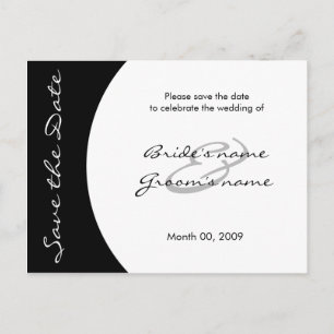 Economias preto e branco modernas os cartão da