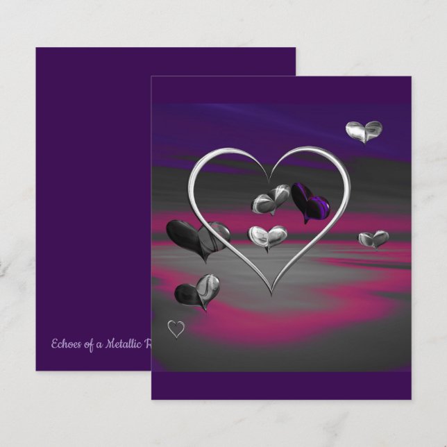 Ecos de uma Folha de Papel Românico Metálico (Frente/Verso)