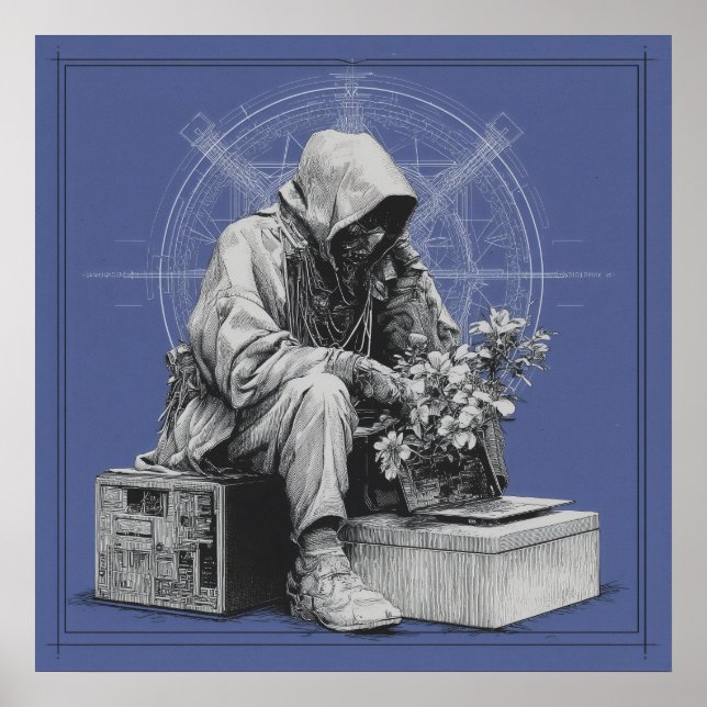 Ecos do Futuro - Poster Solarpunk (Frente)