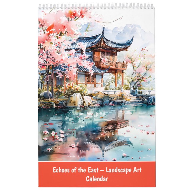 Ecos do Oriente – Calendário de Arte Paisagística (Capa)
