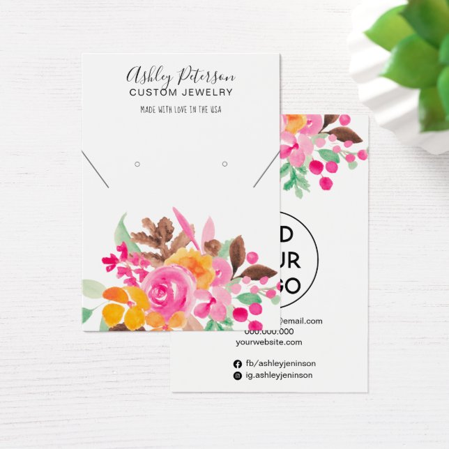 Ecrã de colar de ourivesaria floral (Mesa)