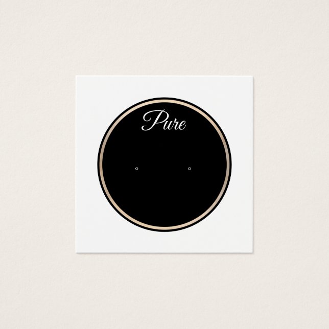 Ecrã preto branco com escuta no círculo branco (Frente)