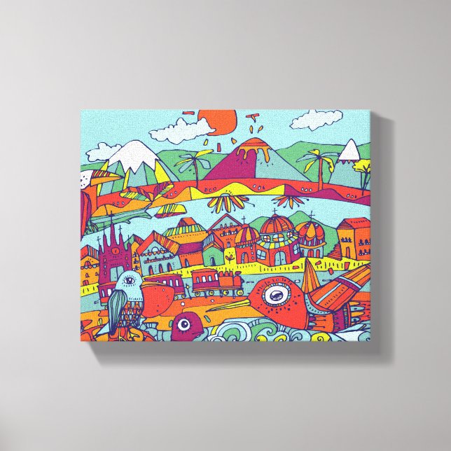 Ecuador Canvas Painting (Frente)