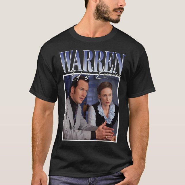 Ed &amp; Lorraine Warren Classic T-Shirt (Frente)