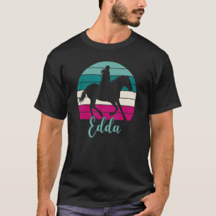 Edda Name Gift - Camisa Equestre Edda Horse Girl