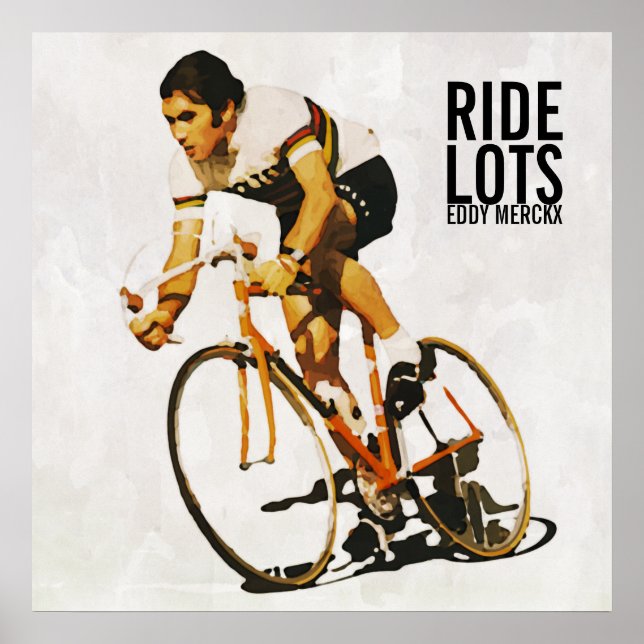 Eddy Merckx Motivational Poster (Frente)