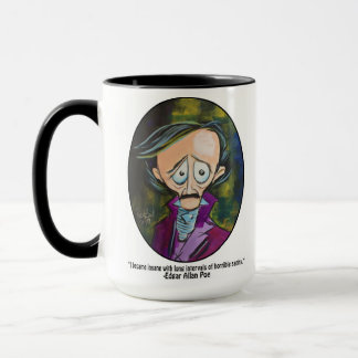 Edgar Allan Poe "eu tornei-me insano…" Caneca